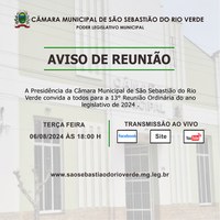 Aviso de Reunião