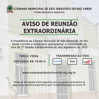 AVISO DE REUNIÃO